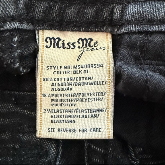 Miss Me Black Mid-rise Skinny Jeans - Picture 9 of 10